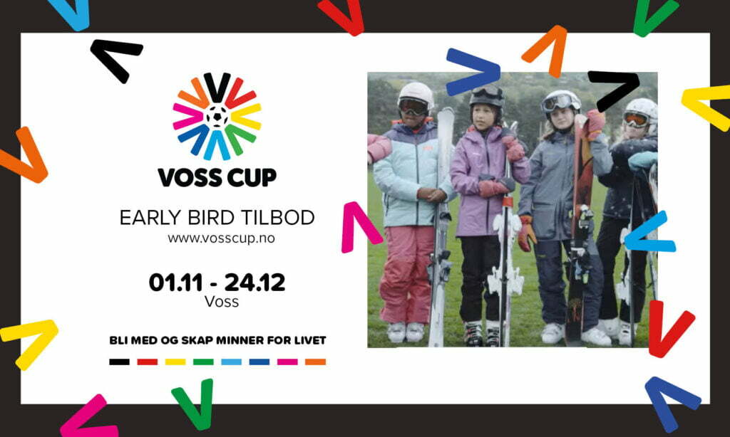 Early Bird tilbod Voss Cup 2023. Meld på ditt lag